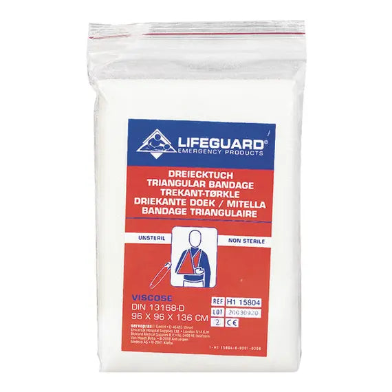Lifeguard Τριγωνικός Επίδεσμος Βαμβακερός 96 x 96 x 136 cm